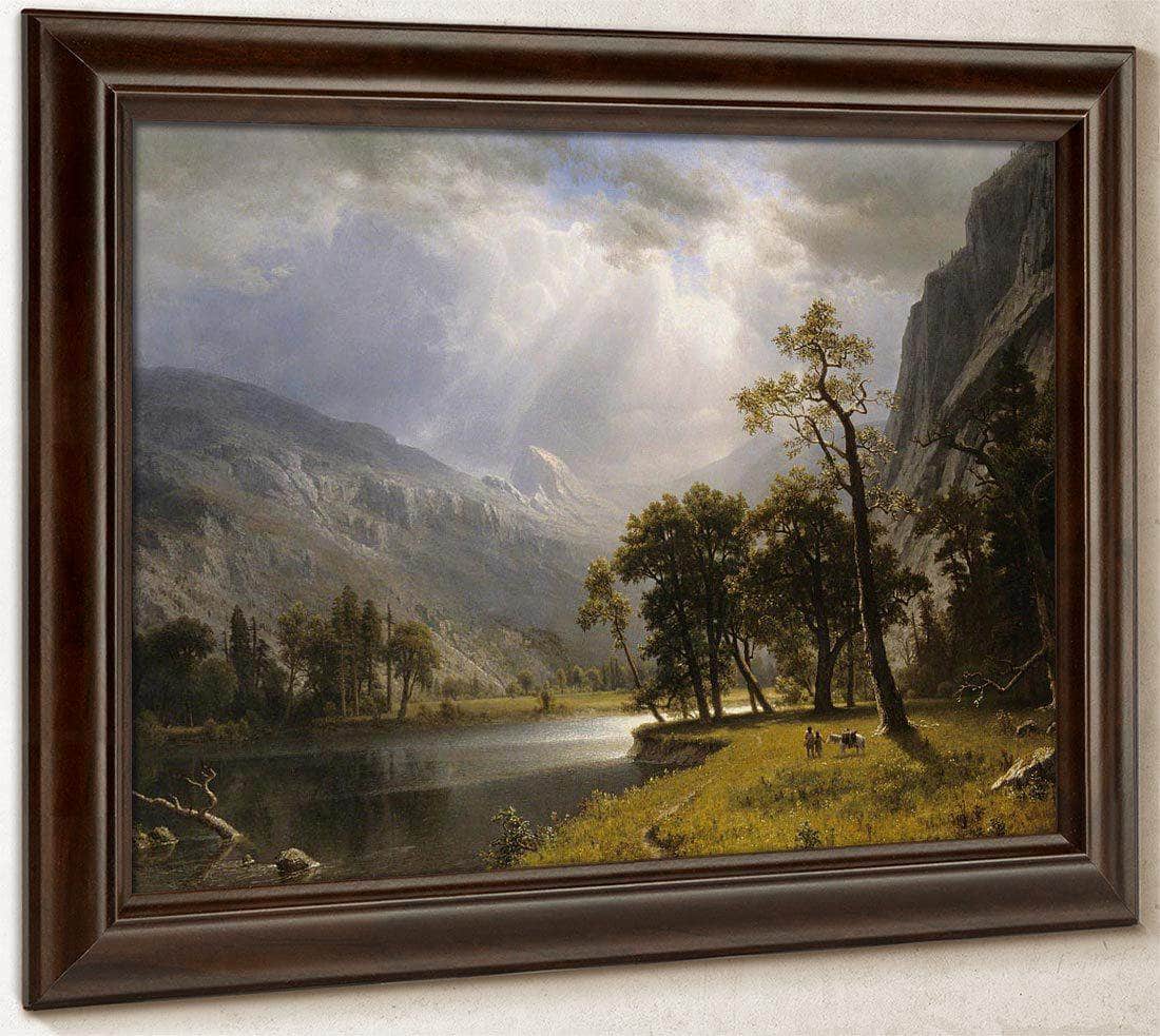 Yosemite Valley (Formerly Half Dome Yosemite Valley) By  Bierstadt, Albert Fine Art Print