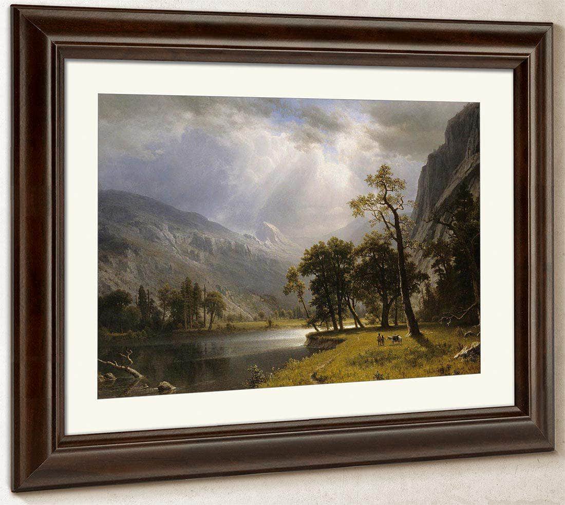 Yosemite Valley (Formerly Half Dome Yosemite Valley) By  Bierstadt, Albert Fine Art Print