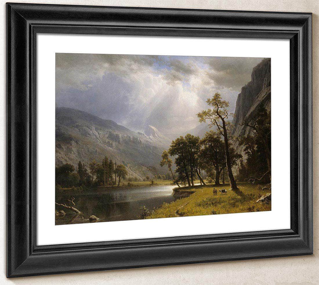 Yosemite Valley (Formerly Half Dome Yosemite Valley) By  Bierstadt, Albert Fine Art Print