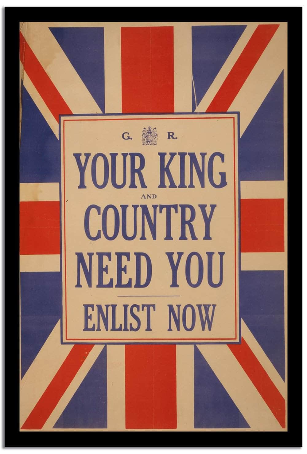 You Iking Country Need You  Vintage Poster Fine Art Print