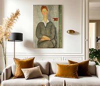Young Boy With Red Hair By Amedeo Modigliani Fine Art Print