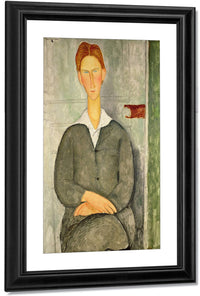 Young Boy With Red Hair By Amedeo Modigliani Fine Art Print