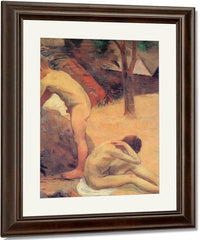 Young Breton Bathers By Paul Gauguin Fine Art Print