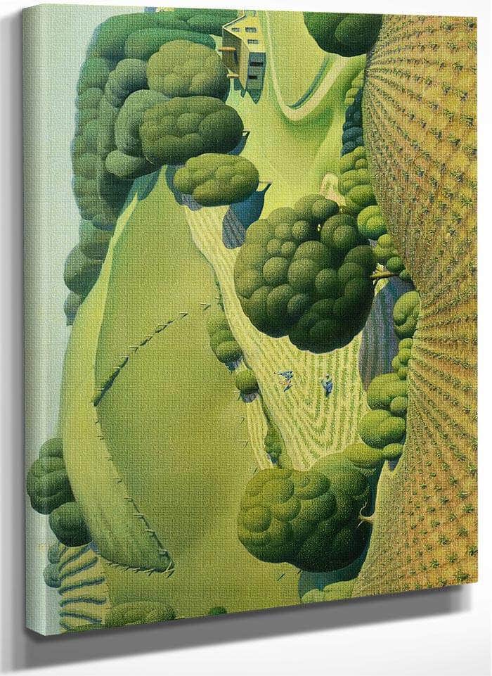 Young Corn By Grant Wood Fine Art Print