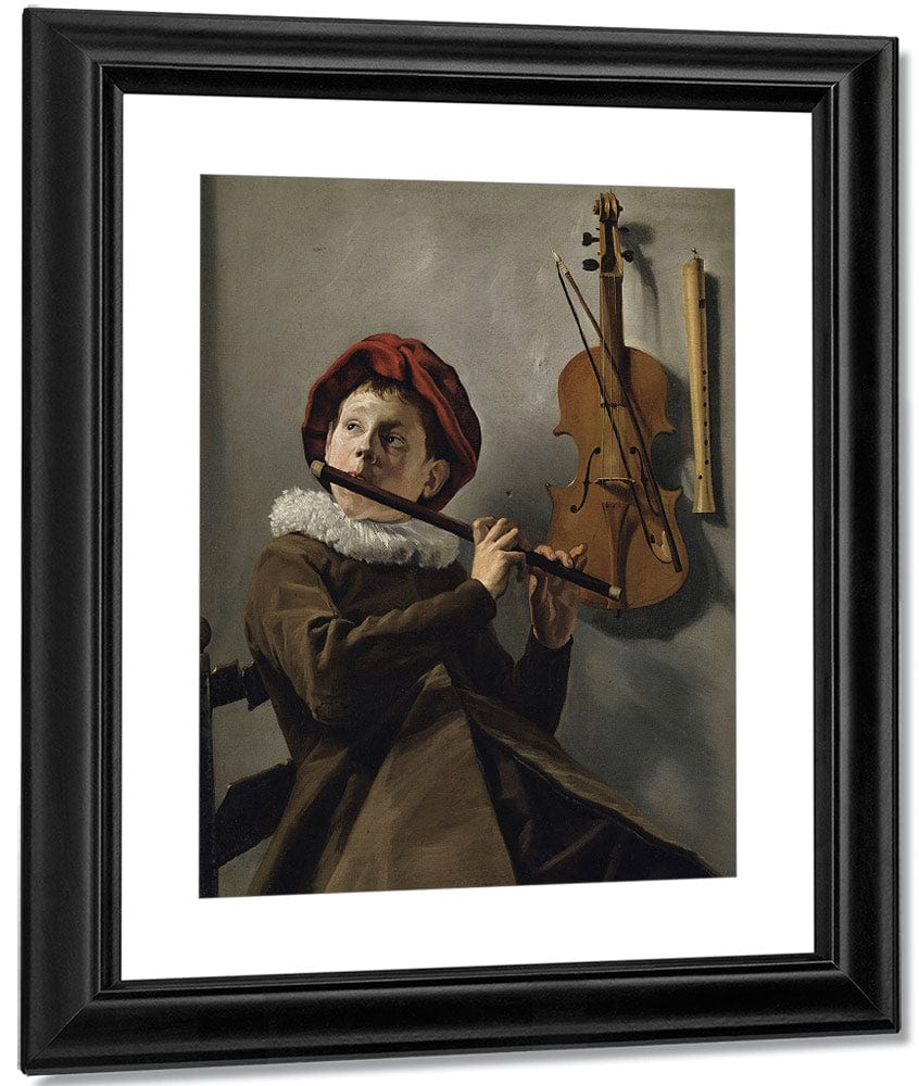 Young Flute Player 1630 By Judith Leyster Fine Art Print
