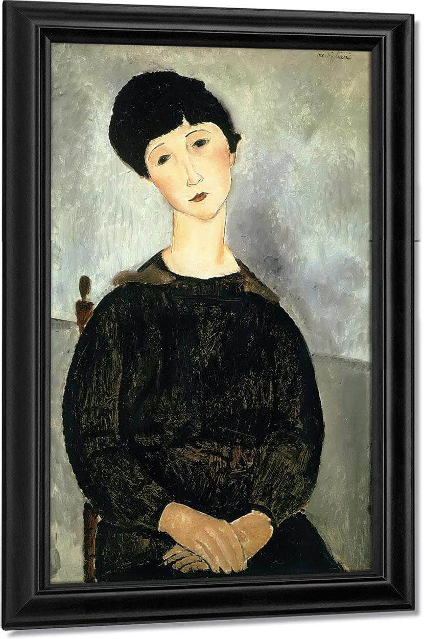 Young Girl 1918 By Amedeo Modigliani Fine Art Print
