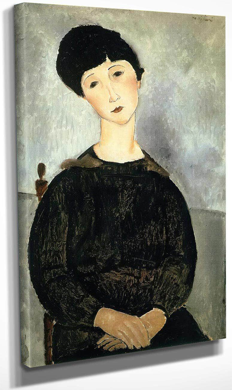 Young Girl 1918 By Amedeo Modigliani Fine Art Print