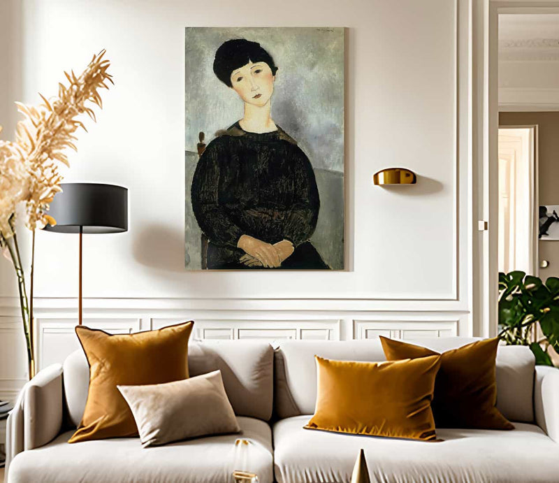 Young Girl 1918 By Amedeo Modigliani Fine Art Print