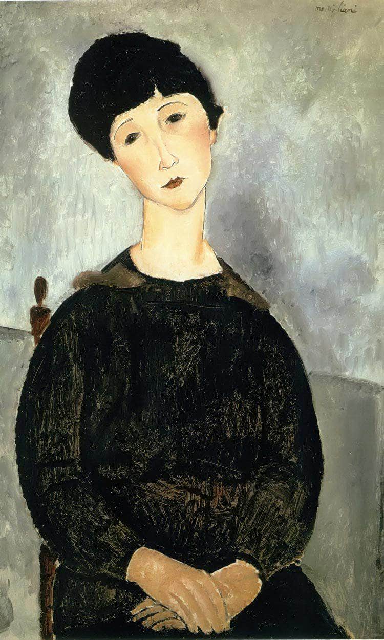 Young Girl 1918 By Amedeo Modigliani Fine Art Print