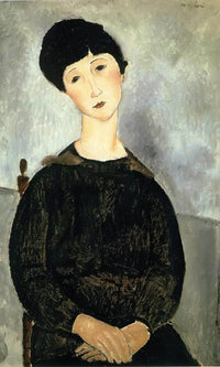 Young Girl 1918 By Amedeo Modigliani Fine Art Print