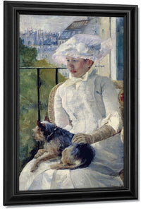 Young Girl At A Window By Mary Cassatt Fine Art Print