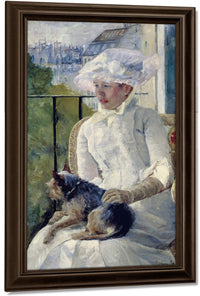 Young Girl At A Window By Mary Cassatt Fine Art Print