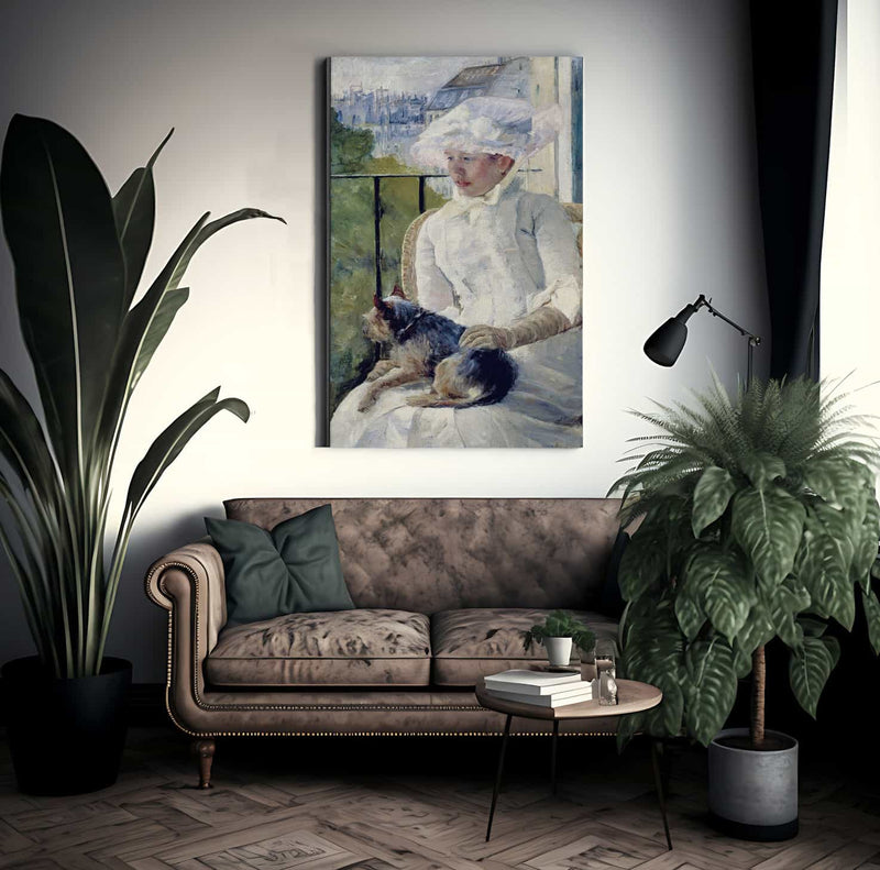 Young Girl At A Window By Mary Cassatt Fine Art Print