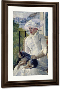 Young Girl At A Window By Mary Cassatt Fine Art Print
