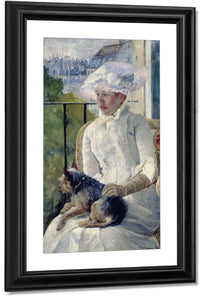 Young Girl At A Window By Mary Cassatt Fine Art Print