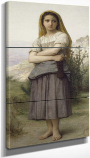 Young Girl By William Adolphe Bouguereau Fine Art Print