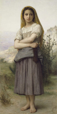Young Girl By William Adolphe Bouguereau Fine Art Print