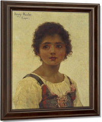Young Girl From Capri By Henry Mosler Fine Art Print
