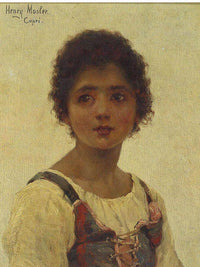 Young Girl From Capri By Henry Mosler Fine Art Print