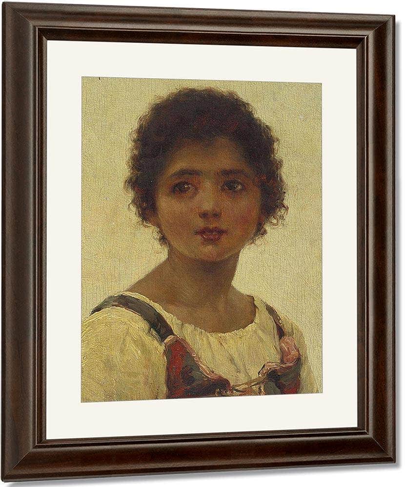 Young Girl From Capri By Henry Mosler Fine Art Print