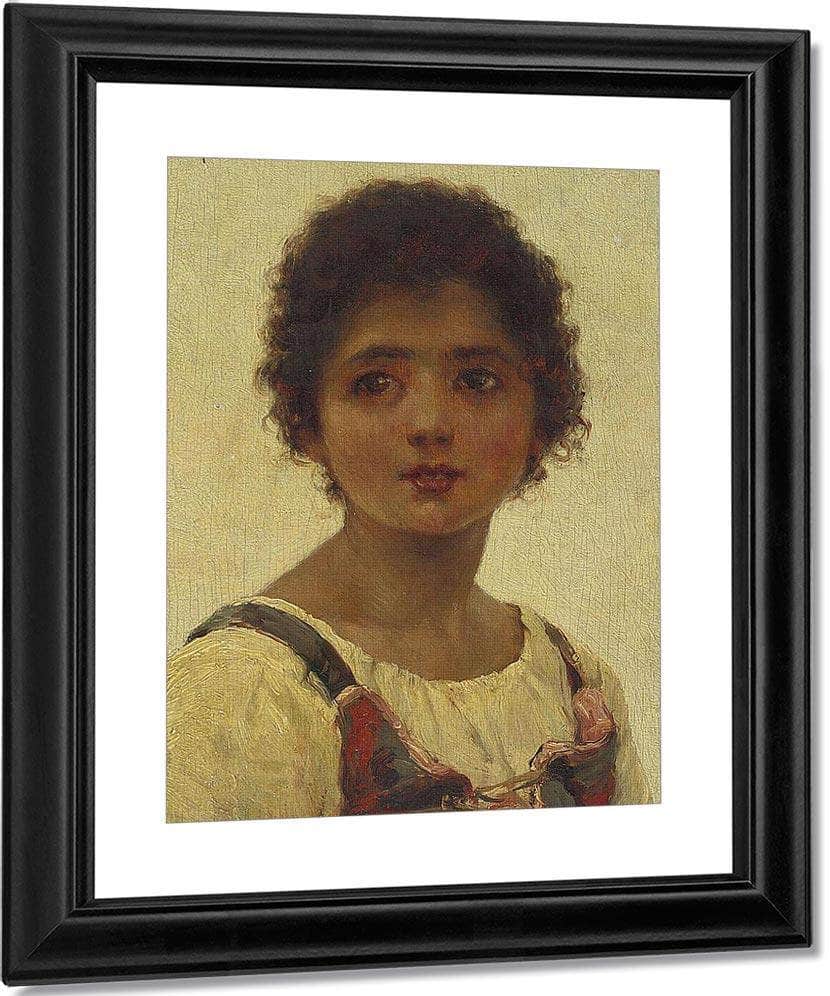 Young Girl From Capri By Henry Mosler Fine Art Print