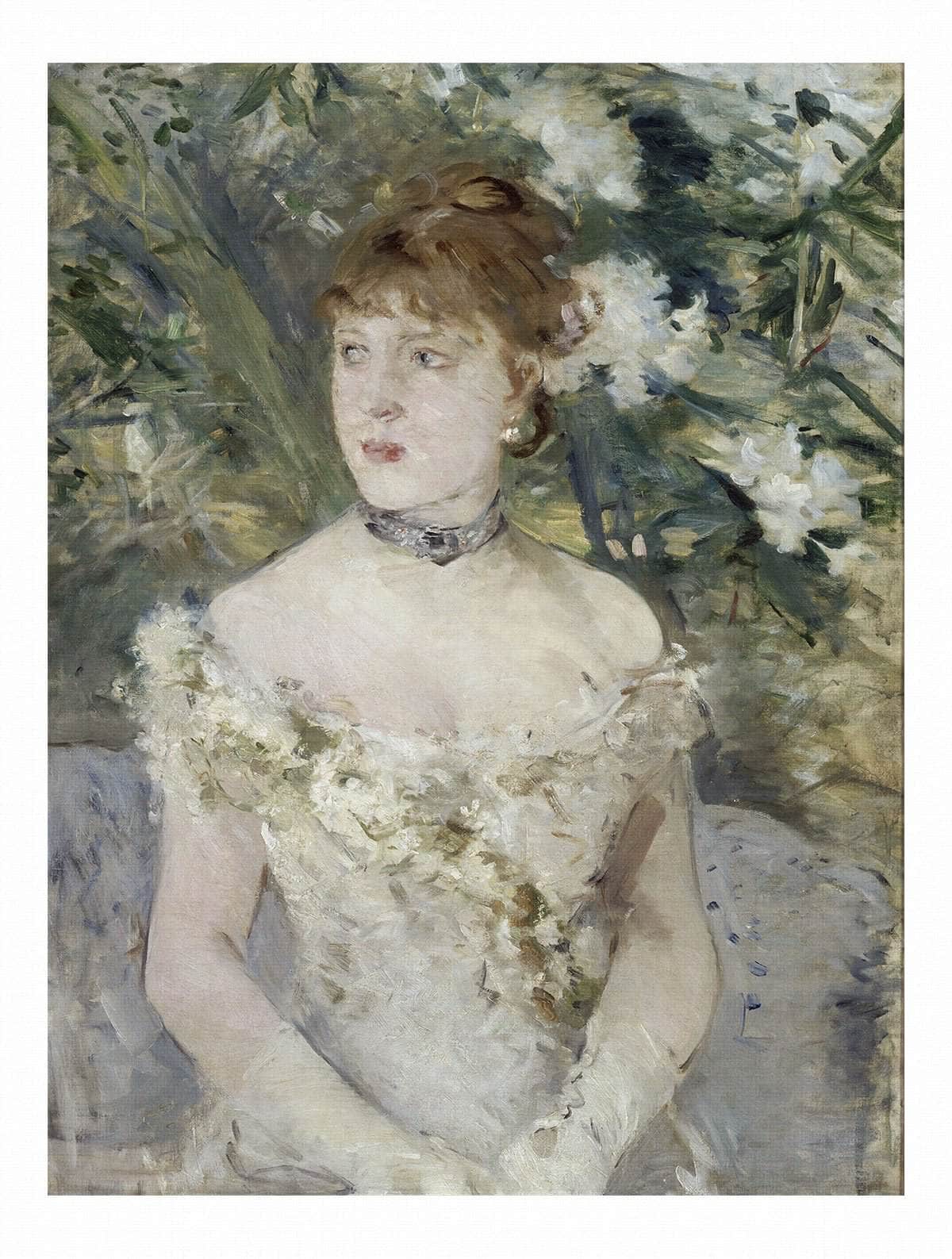 Young Girl In A Ball Gown 1879 54x71cm by Berthe Morisot Fine Art Print