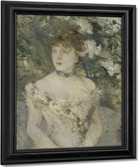 Young Girl In A Ball Gown By Berthe Morisot Fine Art Print