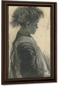 Young Girl In An Apron By Vincent Van Gogh Fine Art Print