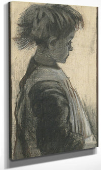 Young Girl In An Apron By Vincent Van Gogh Fine Art Print