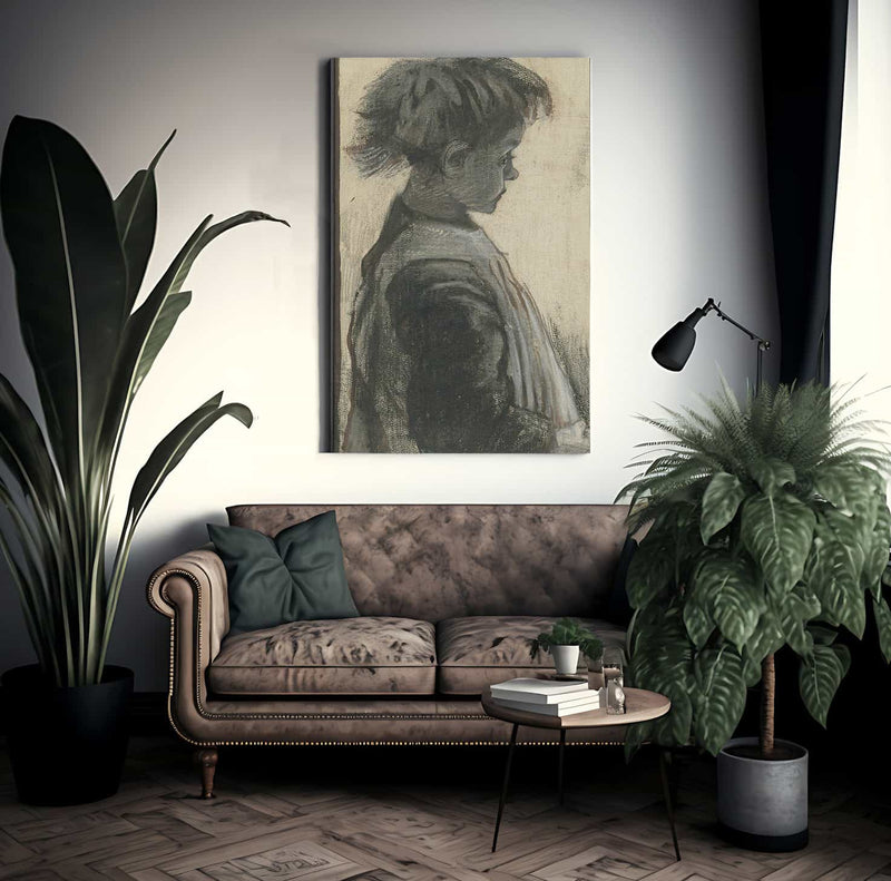 Young Girl In An Apron By Vincent Van Gogh Fine Art Print