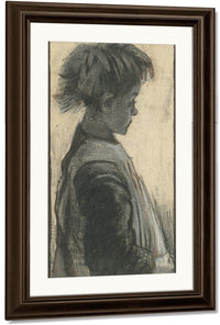 Young Girl In An Apron By Vincent Van Gogh Fine Art Print