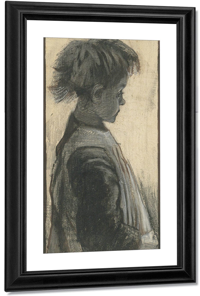 Young Girl In An Apron By Vincent Van Gogh Fine Art Print