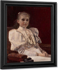 Young Girl Seated 1894 Leopold Museum By Gustav Klimt Fine Art Print