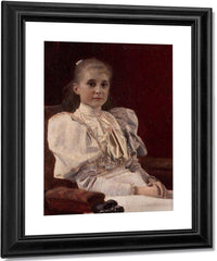 Young Girl Seated 1894 Leopold Museum By Gustav Klimt Fine Art Print