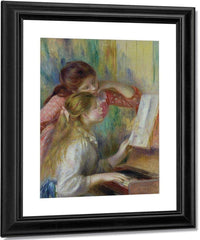 Young Girls At The Piano By Pierre Auguste Renoir Fine Art Print