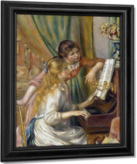 Young Girls At The Piano (Jeunes Filles Au Piano) By Pierre Auguste Renoir Fine Art Print
