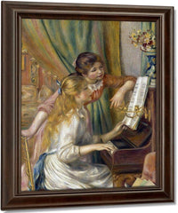 Young Girls At The Piano (Jeunes Filles Au Piano) By Pierre Auguste Renoir Fine Art Print