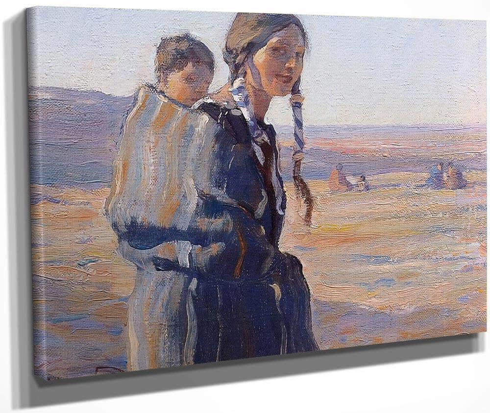 Young Indian Mother By Maynard Dixon Fine Art Print