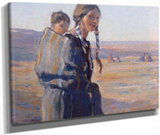 Young Indian Mother By Maynard Dixon Fine Art Print