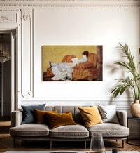 Young Lady Reading By Mary Cassatt Fine Art Print