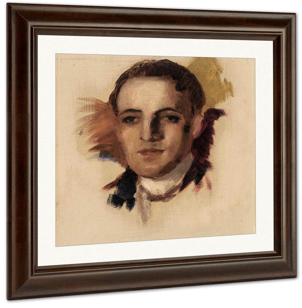 Young Man By Alice Pike Barney Fine Art Print