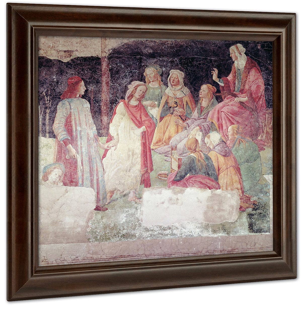 Young Man Greeted By Seven Liberal Arts From The Villa Lemmi By Sandro Botticelli Fine Art Print