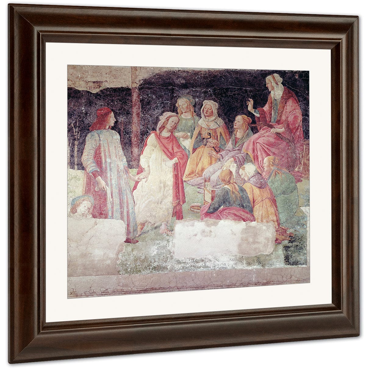 Young Man Greeted By Seven Liberal Arts From The Villa Lemmi By Sandro Botticelli Fine Art Print