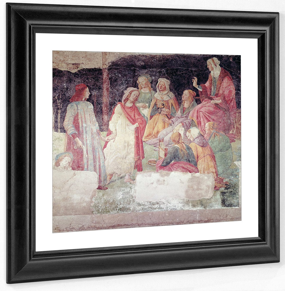 Young Man Greeted By Seven Liberal Arts From The Villa Lemmi By Sandro Botticelli Fine Art Print