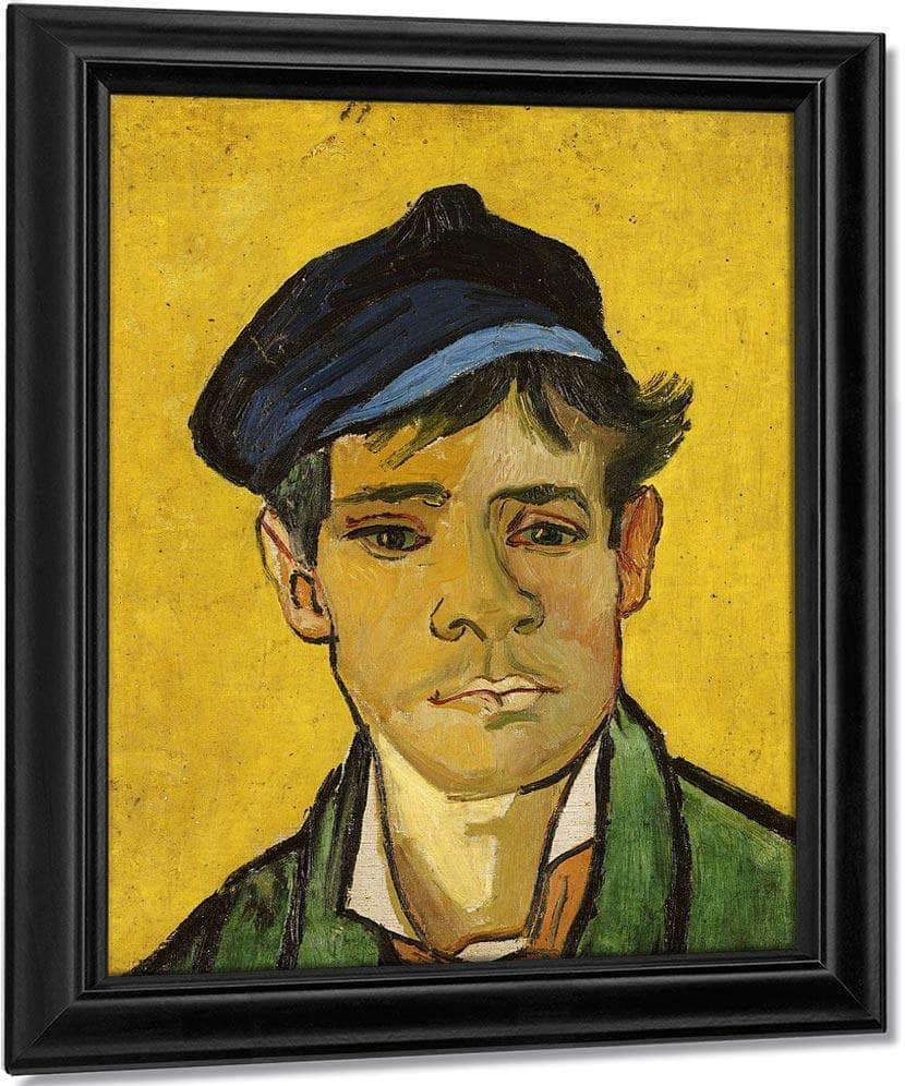 Young Man With A Hat By Vincent Van Gogh Fine Art Print
