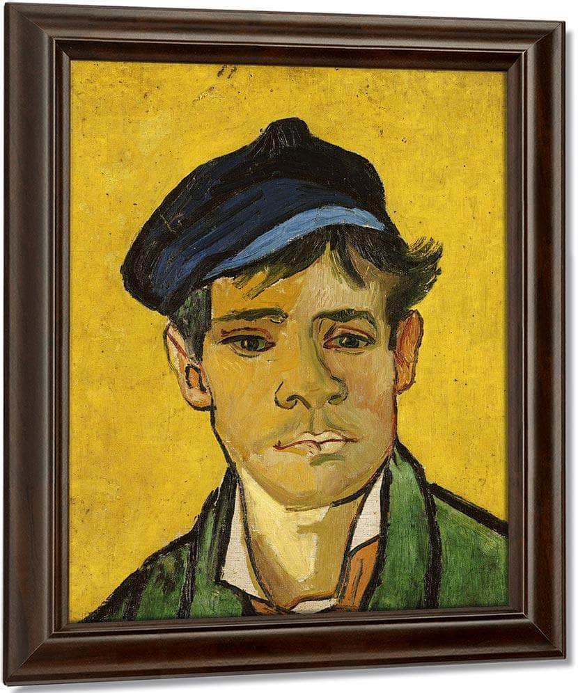 Young Man With A Hat By Vincent Van Gogh Fine Art Print
