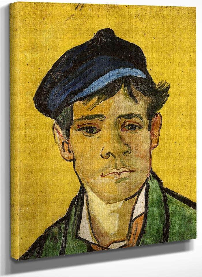 Young Man With A Hat By Vincent Van Gogh Fine Art Print