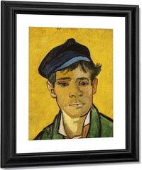 Young Man With A Hat By Vincent Van Gogh Fine Art Print