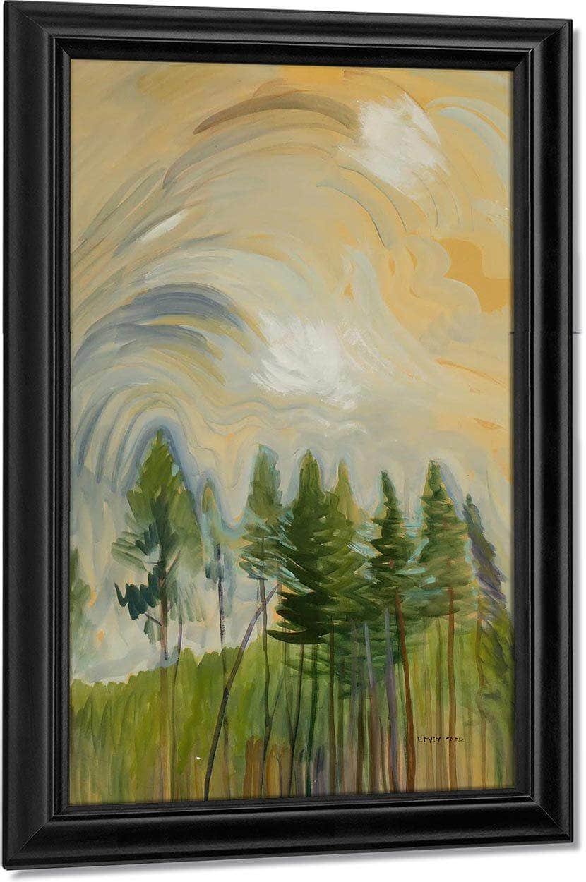 Young Pines By And By Sky By 1935 By Emily Carr Fine Art Print