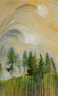 Young Pines By And By Sky By 1935 By Emily Carr Fine Art Print